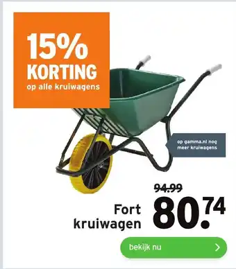 GAMMA Fort kruiwagen aanbieding