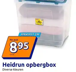 Action Heidrun opbergbox aanbieding