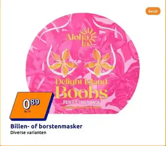 Action Billen of borstenmasker aanbieding