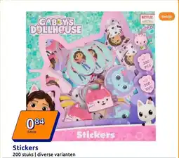 Action Stickers aanbieding