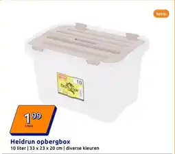 Action Heidrun opbergbox aanbieding