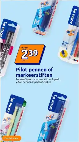 Action Pilot pennen of markeerstiften aanbieding