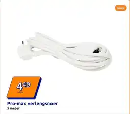 Action Pro-max verlengsnoer aanbieding
