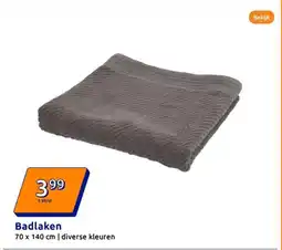 Action Badlaken aanbieding