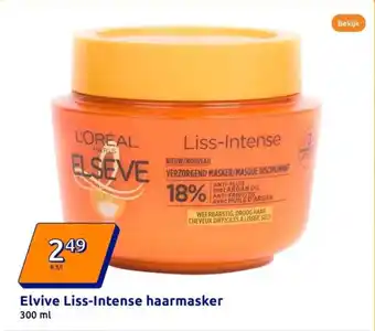 Action Elvive Liss-Intense haarmasker aanbieding
