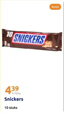 Action Snickers aanbieding