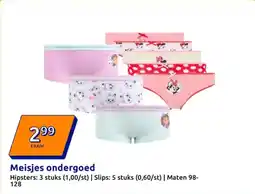 Action Meisjes ondergoed aanbieding