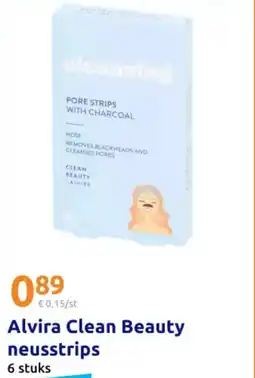 Action Alvira Clean Beauty neusstrips aanbieding