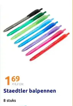 Action Staedtler balpennen aanbieding