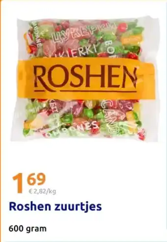Action Roshen zuurtjes aanbieding