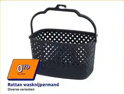 Action Rattan wasknijpermand aanbieding