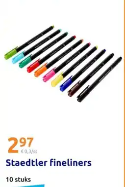 Action Staedtler Fineliners aanbieding