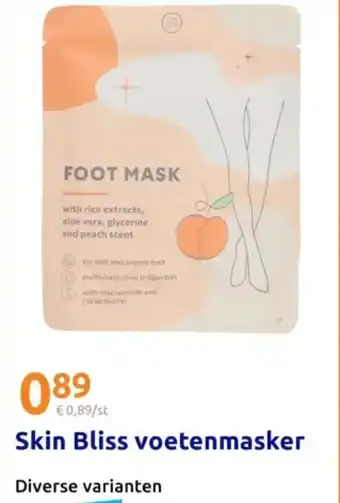 Action Skin Bliss voetenmasker aanbieding