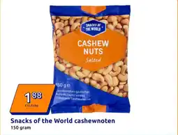 Action Snacks of the World cashewnoten aanbieding