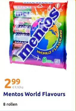 Action Mentos World Flavours aanbieding