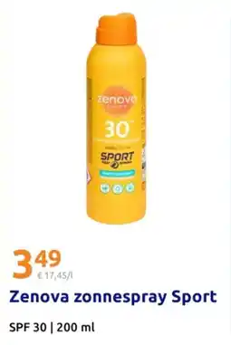 Action Zenova zonnespray Sport aanbieding