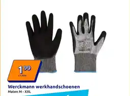 Action Werckmann werkhandschoenen aanbieding