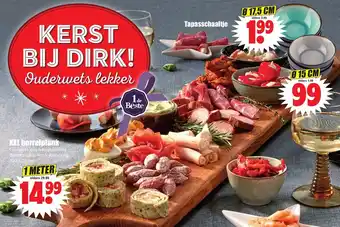 Dirk XXL borrelplank 1 m aanbieding