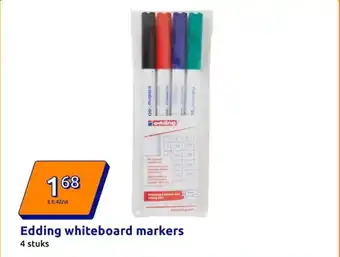 Action Edding whiteboard markers aanbieding