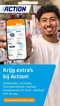 Action Krijg extra's bij Action! aanbieding