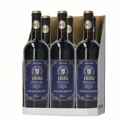 Dirck 3 Piccini 1882 Puglia Appassimento Negroamaro - Primitivo 6 x 75 cl aanbieding