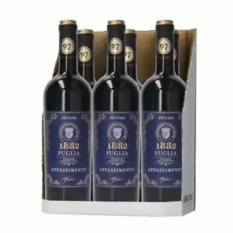 Dirck 3 Piccini 1882 Puglia Appassimento Negroamaro - Primitivo 6 x 75 cl aanbieding
