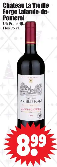 Dirk Chateau La Vieille Forge Lalande-de-Pomerol 750 ml aanbieding