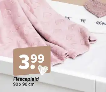 Wibra Fleeceplaid aanbieding