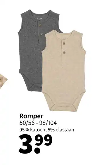 Wibra Romper aanbieding