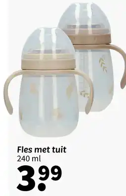 Wibra Fles met tuit aanbieding