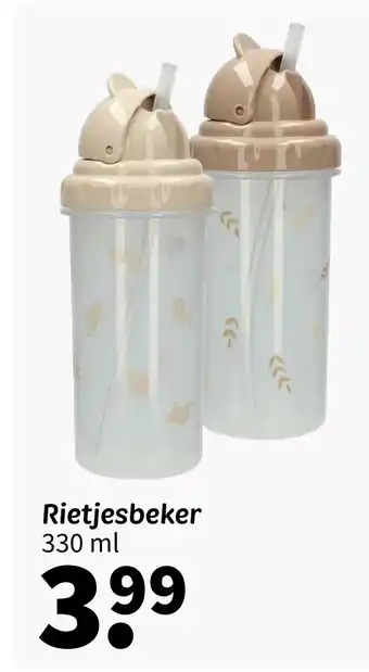 Wibra Rietjesbeker aanbieding