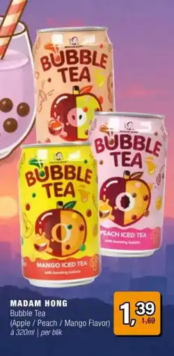 Amazing Oriëntal Madam hong Bubble Tea aanbieding