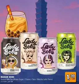 Amazing Oriëntal Madam hong Bubble Milk Tea aanbieding