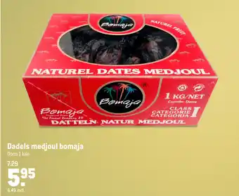 Makro Dadels medjoul bomaja aanbieding