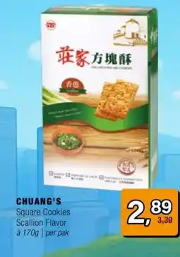Amazing Oriëntal Chuang's Square Cookies aanbieding