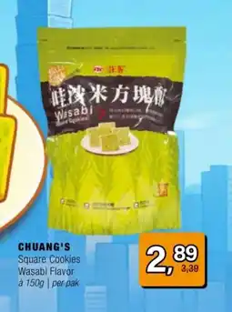 Amazing Oriëntal Chuang's Square cookies aanbieding