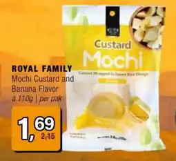 Amazing Oriëntal Royal family Mochi custard and banana flavor aanbieding