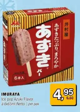 Amazing Oriëntal Imuraya Ice pop Azuki Flavor aanbieding