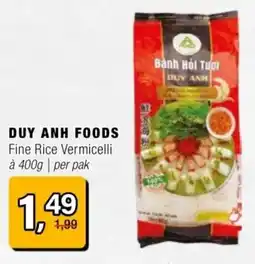 Amazing Oriëntal DUY ANH F00DS Fine Rice Vermicelli aanbieding