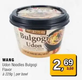 Amazing Oriëntal WANG Udon Noodles Bulgogi Flavor aanbieding