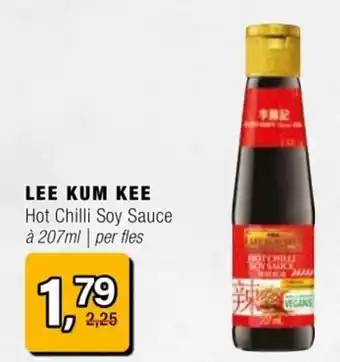 Amazing Oriëntal LEE KUM KEE Hot Chilli Soy Sauce aanbieding