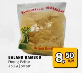 Amazing Oriëntal Baland bamboo Emping Belinjo aanbieding