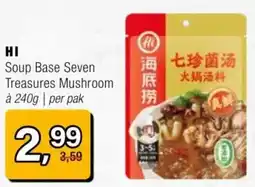 Amazing Oriëntal HI Soup Base Seven Treasures Mushroom aanbieding