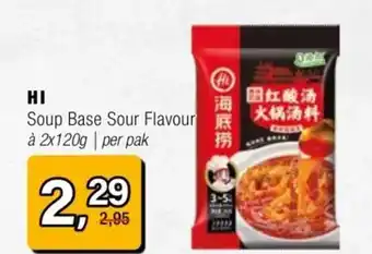 Amazing Oriëntal HI Soup Base Sour Flavour aanbieding