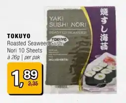 Amazing Oriëntal Tokuyo Roasted Seaweed Sushi Nori aanbieding