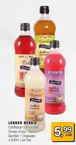 Amazing Oriëntal Lekker bekkie Caribbean Lemonade Siroop aanbieding
