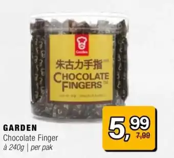 Amazing Oriëntal Garden Chocolate Finger aanbieding