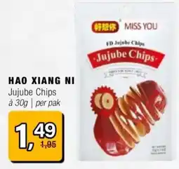 Amazing Oriëntal HAO XIANG NI Jujube Chips aanbieding
