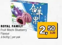 Amazing Oriëntal Royal Family Fruit Mochi Blueberry Flavour aanbieding
