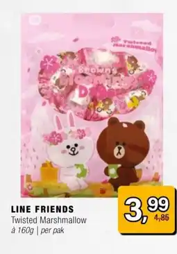 Amazing Oriëntal Line Friends Twisted Marshmallow aanbieding